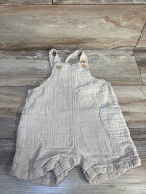 Little Planet Organic Cotton Gauze Shortalls Tan sz 18m