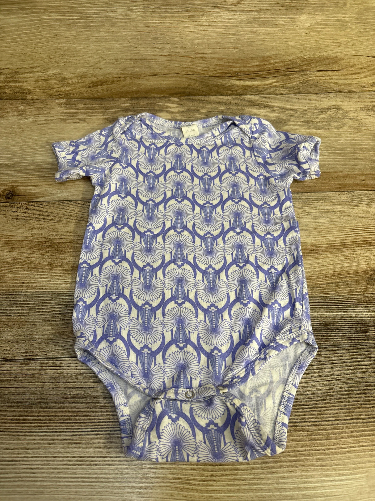 Kate Quinn Short Sleeve Bodysuit Purple sz 12-18m - Me n Mommy To Be