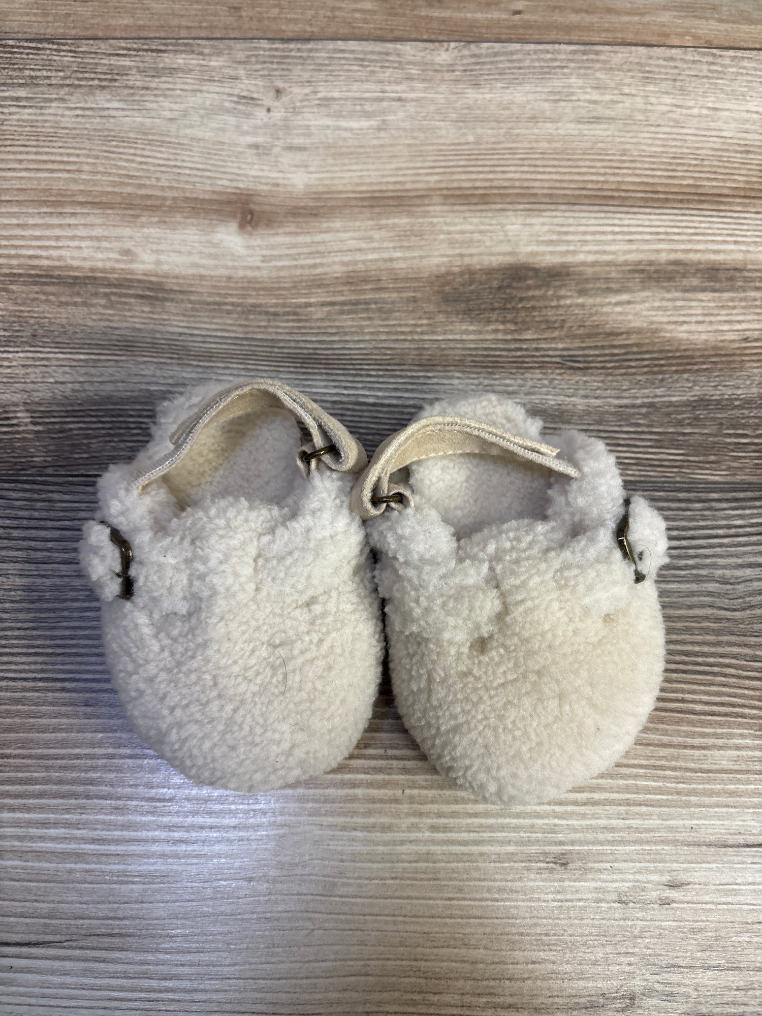 Baby Gap Sherpa Clogs Cream sz 6-12m/3c