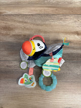 NEW Infantino Go Gaga! Jittery Puffin Baby Toy