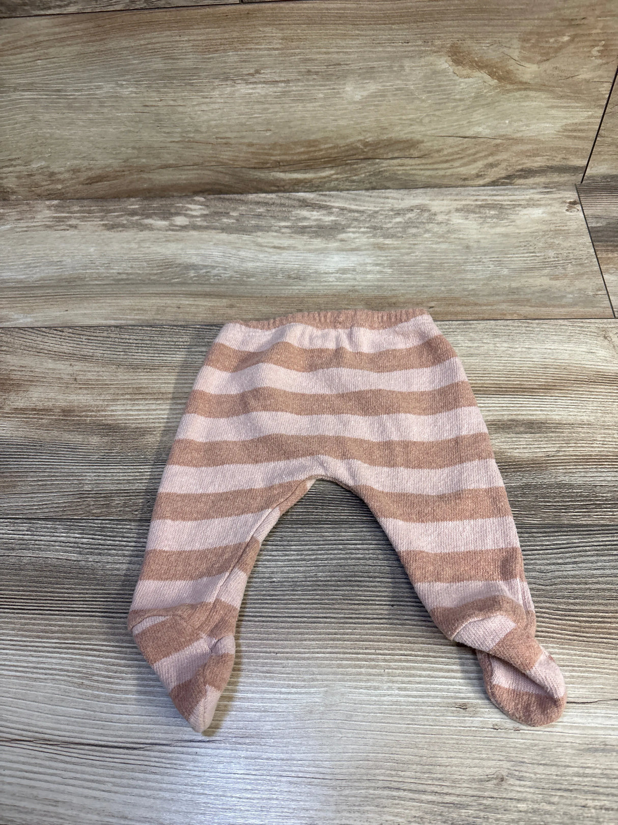 Petit Indi Striped Footed Pants Pink sz 6m