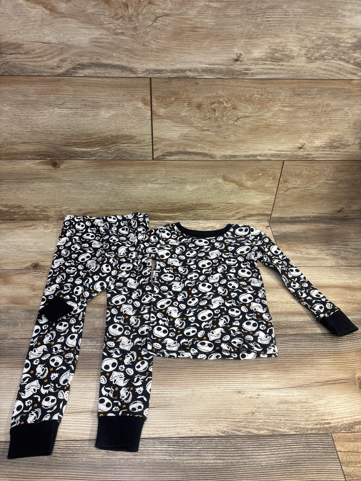 Old Navy x Disney Nightmare Before Christmas 2pc Pajama Set Black sz 4T