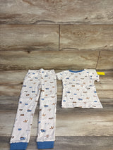 NEW Chick Pea 2pc Organic Pajama Set Beige sz 4T
