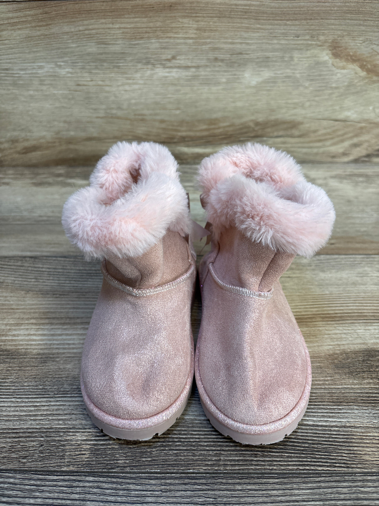 Falls Creek Kids Faux-Fur Boots Pink sz 7c