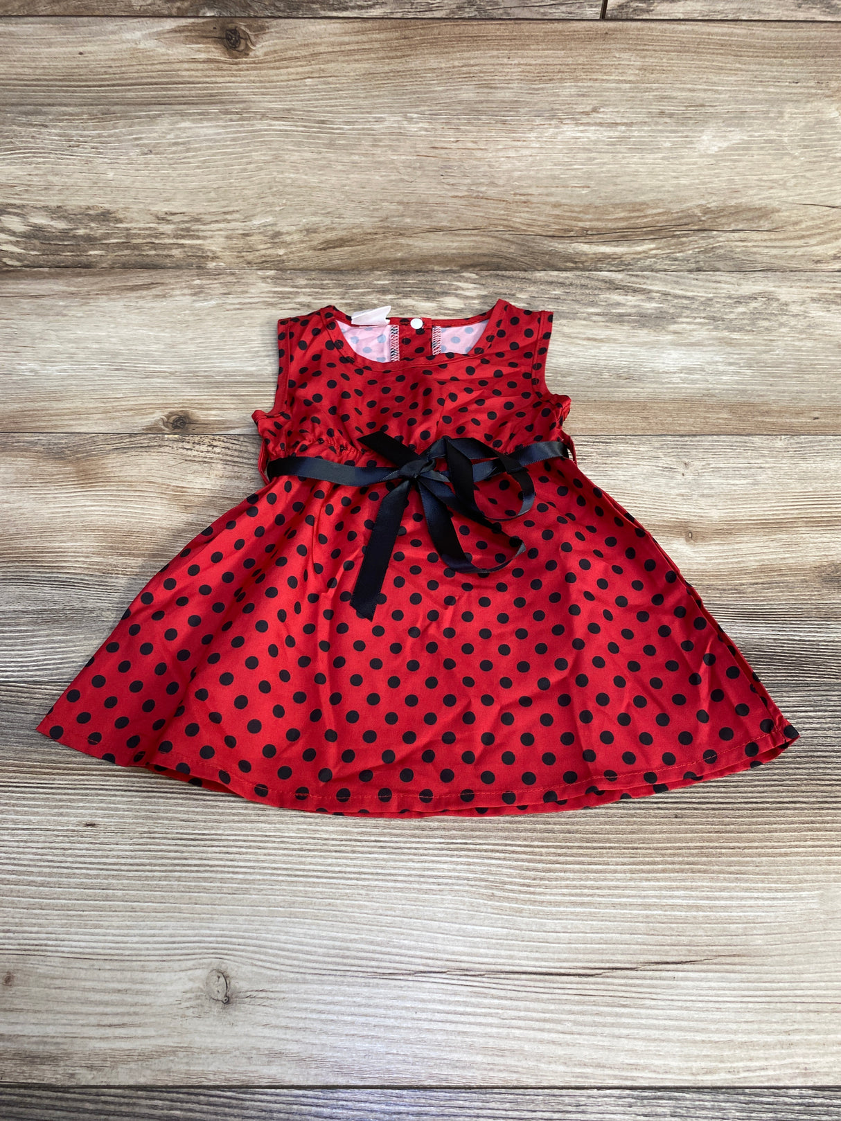 Polka Dot Dress Red sz 6-9m