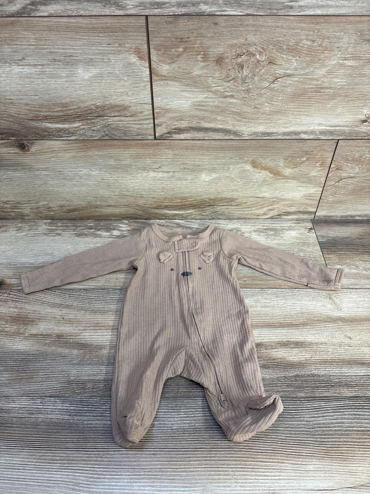 Carter's Ribbed Sleeper Brown sz 3m