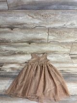 H&M Lace Tulle Sequin Dress Bronze sz 3T