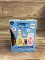 NEW Johnson's Baby First Touch Gift Set 3pc