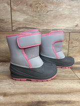 NWOT Cat & Jack Lenny Winter Snow Boots Grey sz 9c