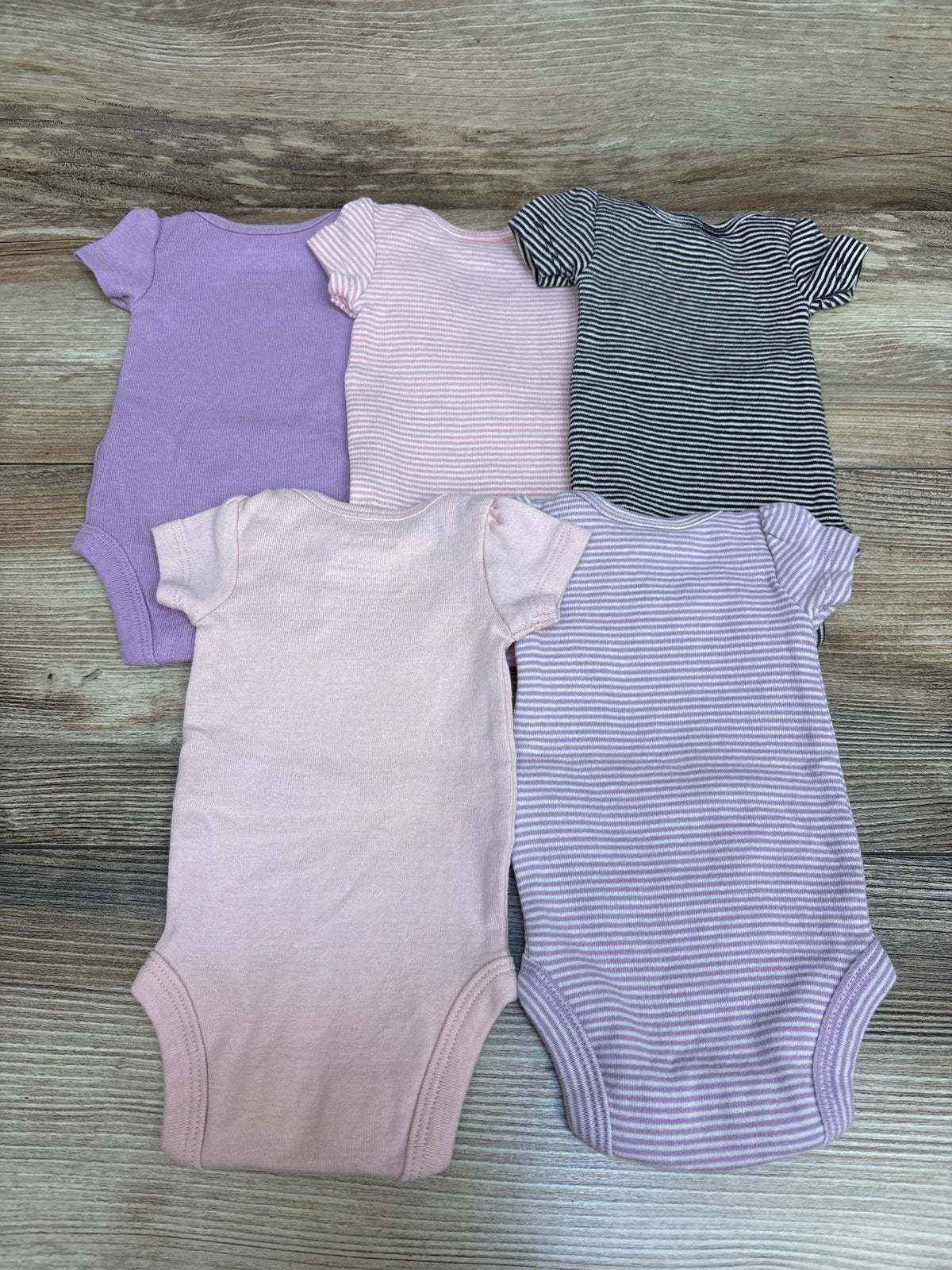 Carter's 5pk Bodysuits Purple sz Preemie