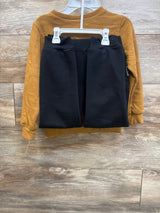 NEW Timberland 2pc Pullover Sweatshirt & Joggers Set Brown sz 5T