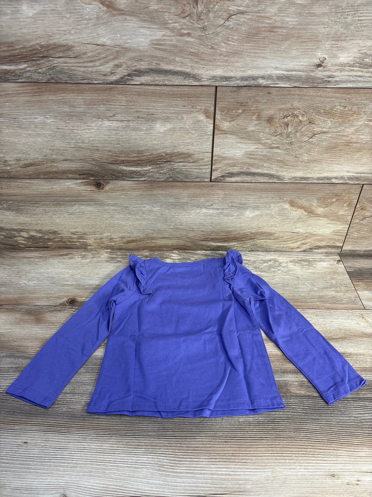 NEW Okie Dokie Ruffle Long Sleeve T-Shirt Celestial Purple sz 3T