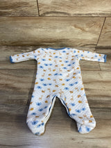 Baby Gear Quilted Animal Sleeper White sz 0-3m