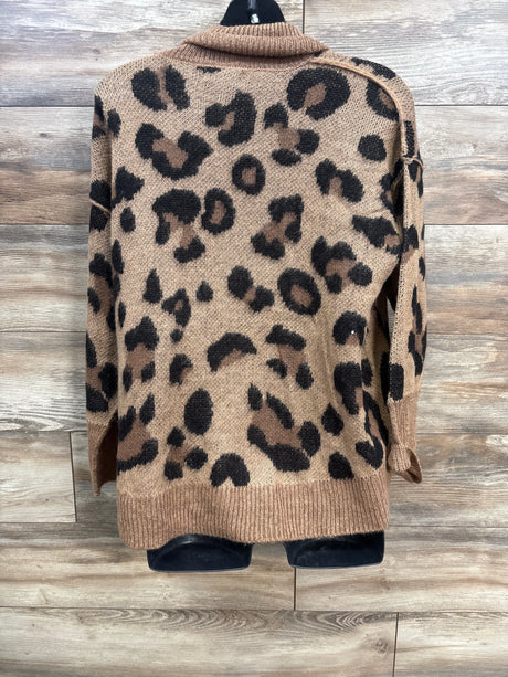 Motherhood Maternity Leopard Print Sweater Brown sz Medium - Me n Mommy To Be