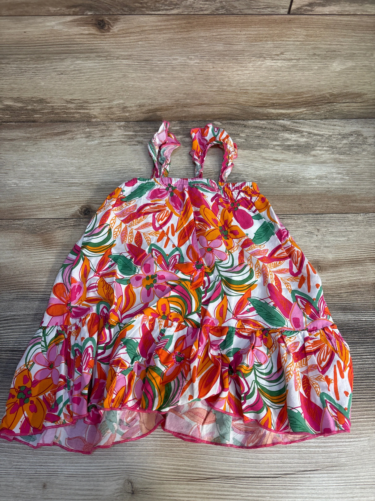 Pink & Violet Chenault Floral Tank Dress Pink sz 2T