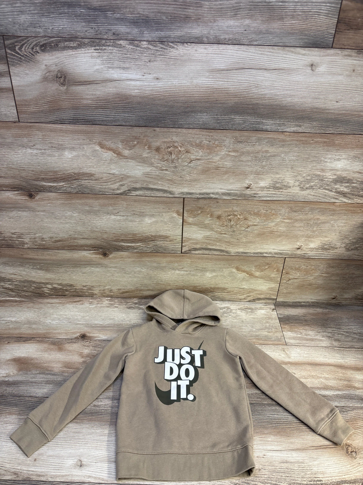 Nike Just Do It Pullover Sweatshirt Tan sz 4T