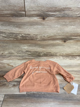 NEW Grayson Mini Waffle Knit Long Sleeve Shirt Brown sz 6-9m