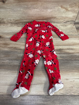 Little Me Christmas Sleeper Red sz 12m