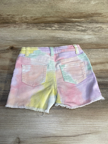 Cat & Jack Denim Tie-Dye Shorts Pink sz 4T - Me n Mommy To Be