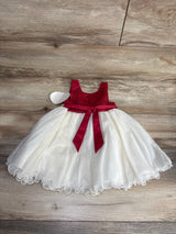 NEW American Princess 2pc Lace Tulle Dress & Bloomers White sz 24m
