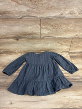 Little CO. Henley Textured Dress Blue sz 2T