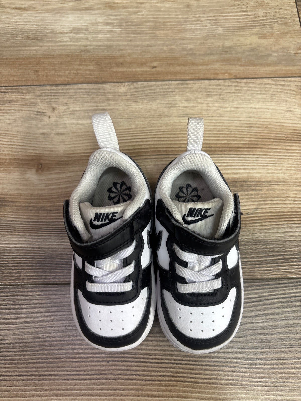 Nike Court Borough Low Recraft TD 'Black White' Sneakers sz 5c
