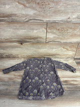 Babe & Tess Peacock Feather Shirt Purple sz  2-3T