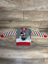 Disney Junior Christmas Mickey Mouse Sweater Grey sz 3T