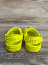 Crocs Classic Clogs w/ Barney Jibbitz Yellow sz 4c