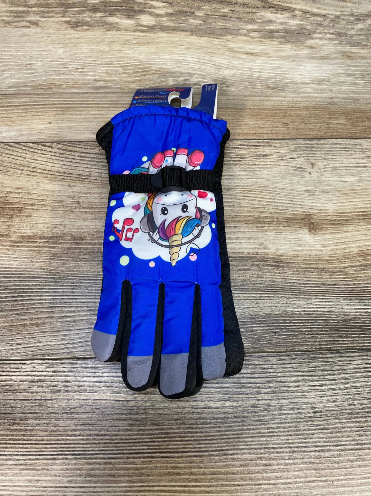 NEW ThermaWear Kid's Unicorn Winter Ski Gloves