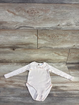 Zara Long Sleeve Ribbed Bodysuit Cream sz 18-24m