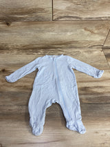 Modern Moments Ribbed Sleeper Light Blue sz Newborn