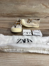 Zara Canvas Sneakers Beige sz 3c