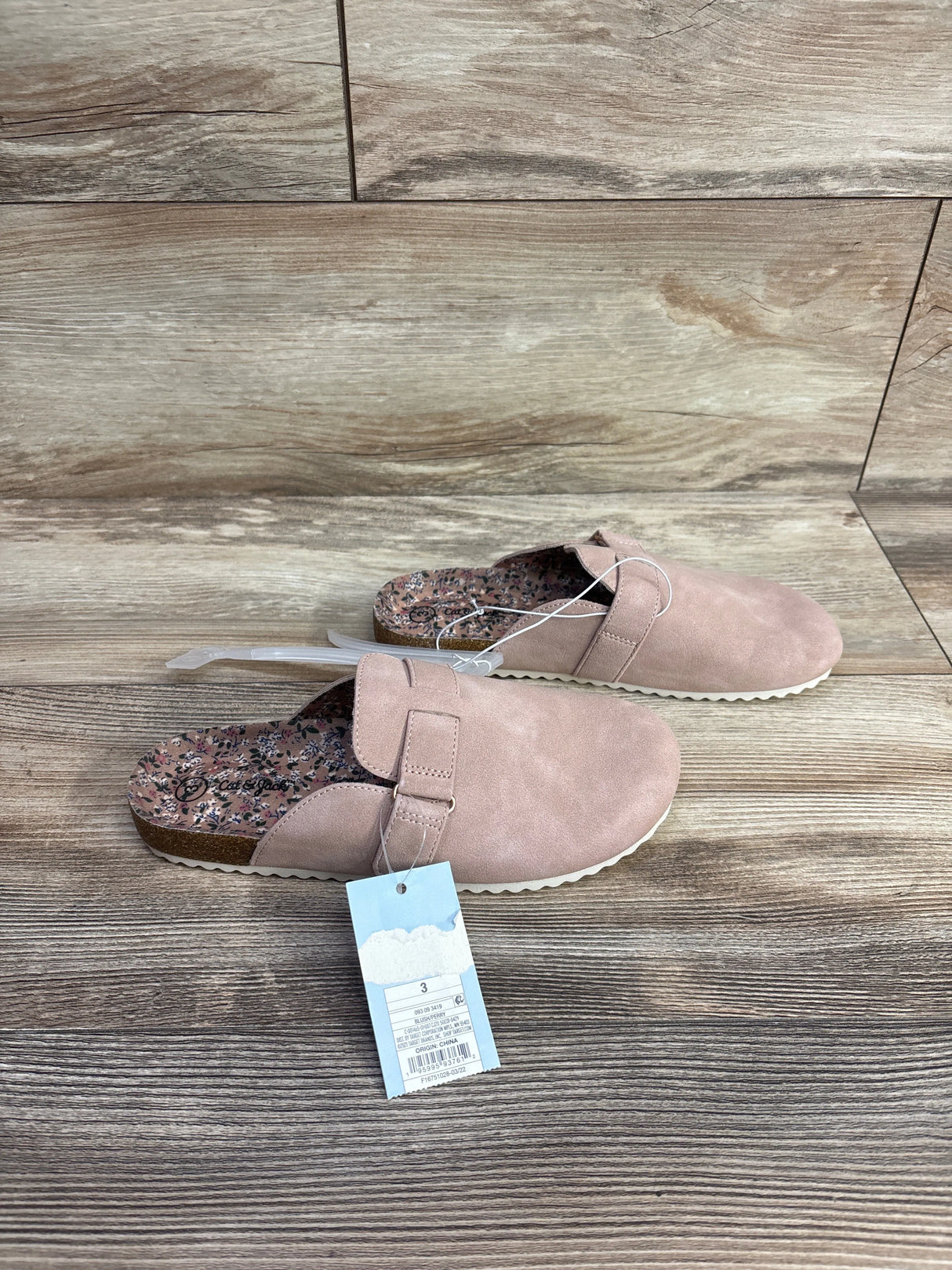 NEW Cat & Jack Perry Clogs in Blush sz 3Y