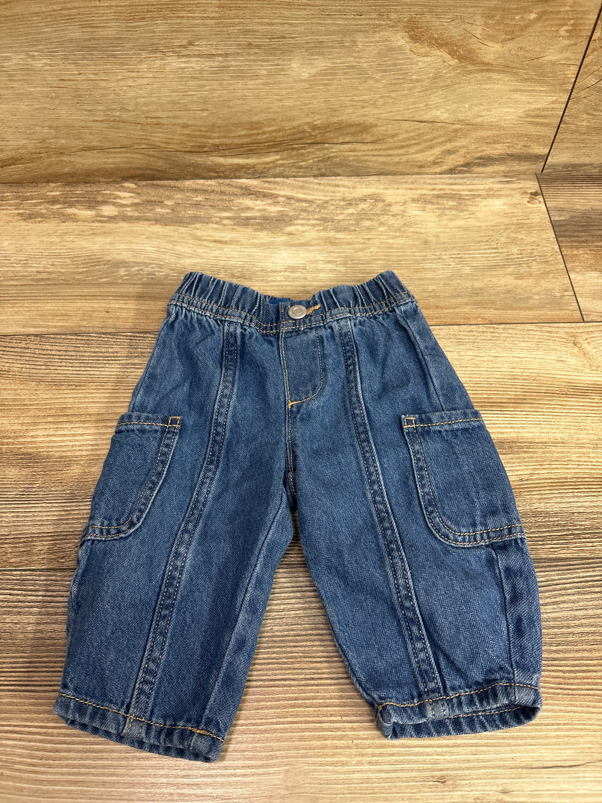 Old Navy Barrel Leg Jeans Blue sz 3-6m