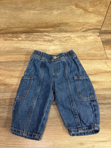 Old Navy Barrel Leg Jeans Blue sz 3-6m