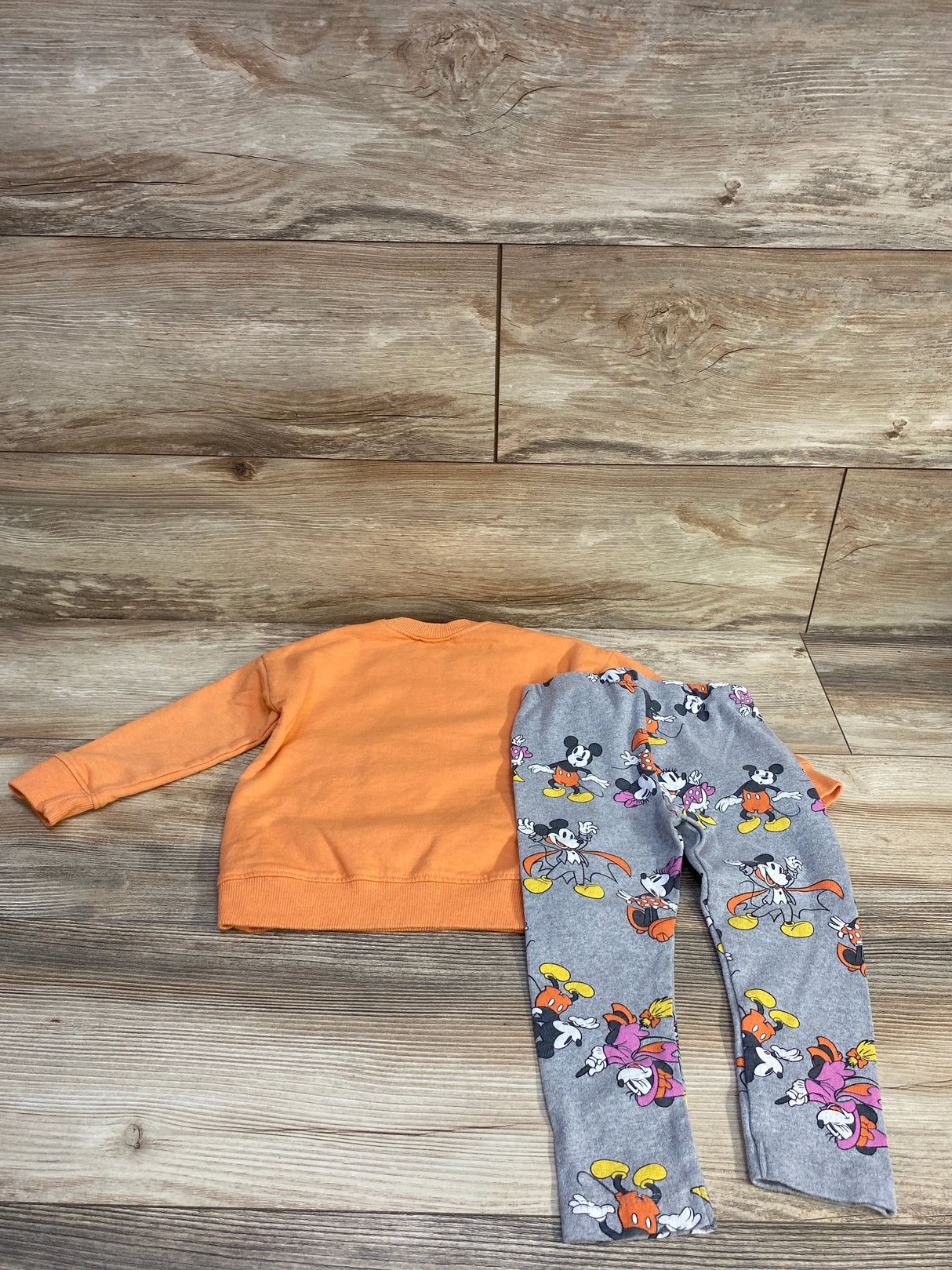Disney Junior Minnie Witch Pull Over Sweater Orange sz 2T