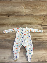 Magnetic Me CloudStretch Footie in Dino Multi White sz 0-3m