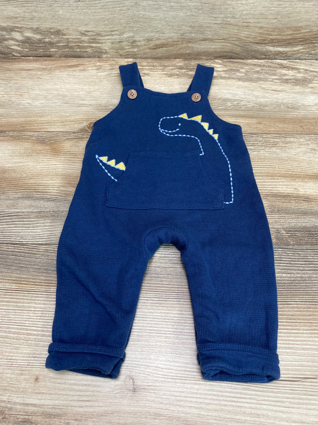 M&Co Embroidered Overalls Blue sz 3-6m