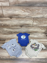 Disney Baby 3pk Bodysuits Blue sz 3-6m