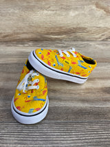 Vans Pool Vibes Cyber Yellow Sneakers sz 4.5c
