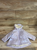 Carter's Metallic Lined Midweight Jacket Purple sz 18m