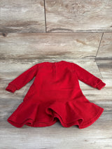 Polo Ralph Lauren Polo Bear Fleece Sweater Dress Red sz 9m