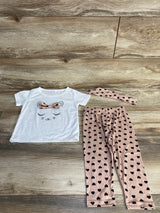 2pc Shirt & Pants Set White sz 9-12m