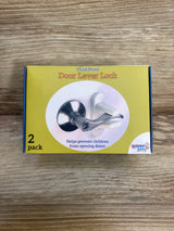 NEW Child Proof Door Lever Lock 2 Pack