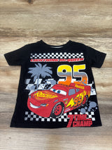 Disney Pixar Lightning McQueen Shirt Black sz 2T