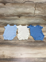 Emily and Oliver 3pk Bodysuits Blue sz 0-3m