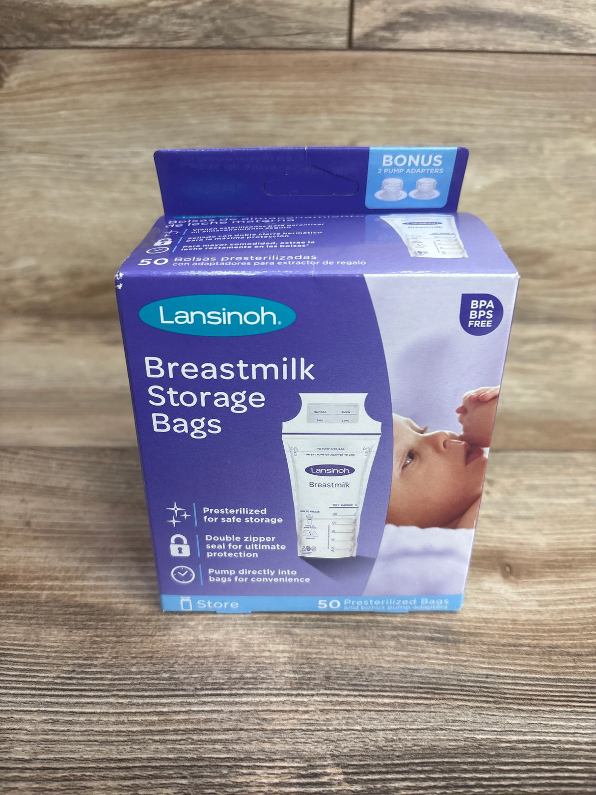 NEW Lansinoh 50ct Breastmilk Storage Bags, 6oz