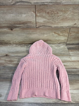DKNY Knit Velour Hooded Sweater Pink sz 3T