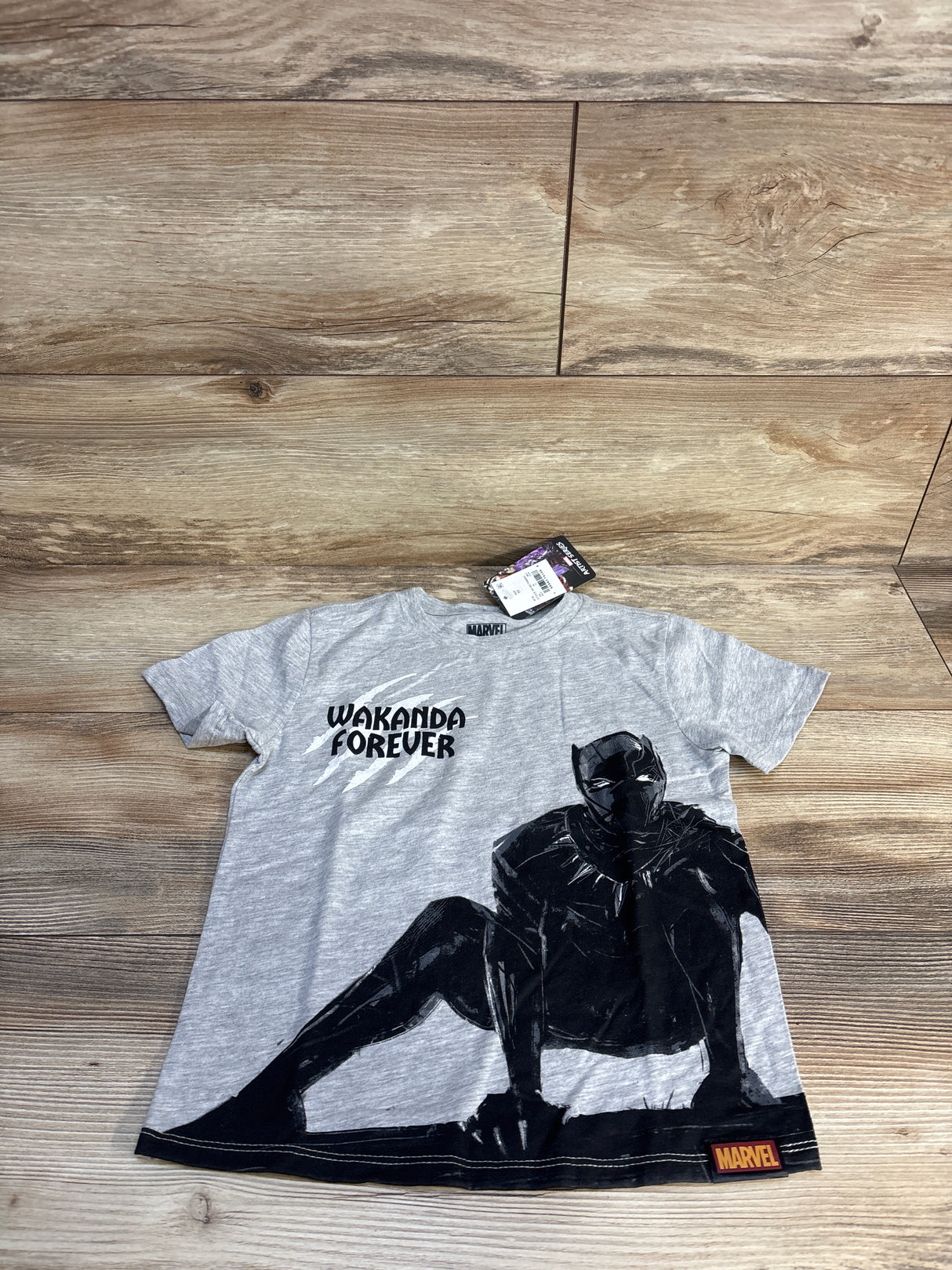 NEW Marvel Wakanda Forever Shirt Grey sz 5T